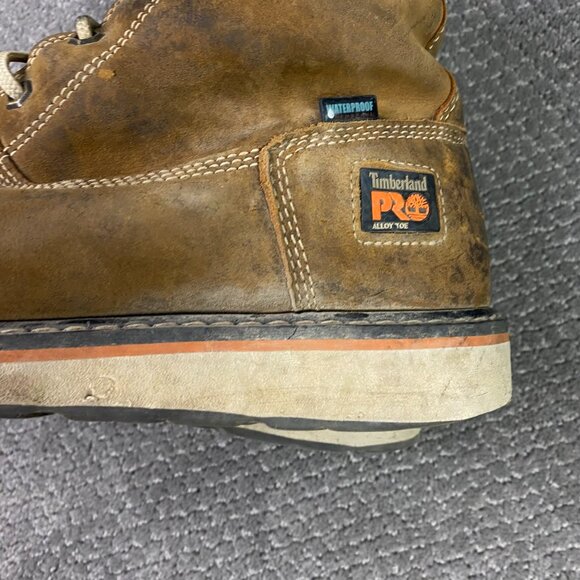 Timberland PRO Men's Alloy Toe Gridworks Waterproof 8" Work Boots Size 11W - Picture 9 of 16